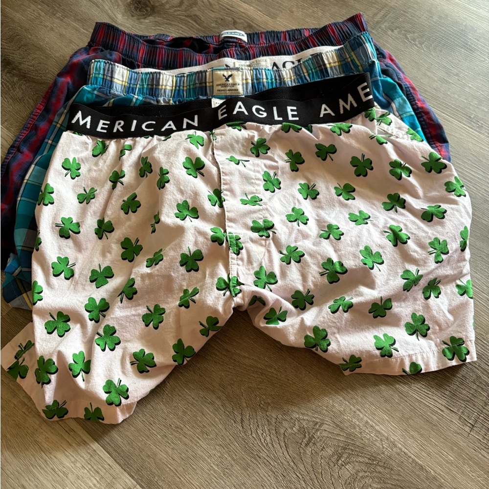 American Eagle Outfitters Boxers - Green, Blue, Red